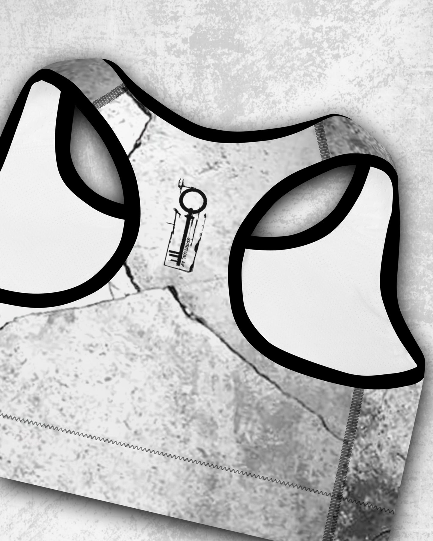 'OM - Here comes the Light' - Padded Sports Bra