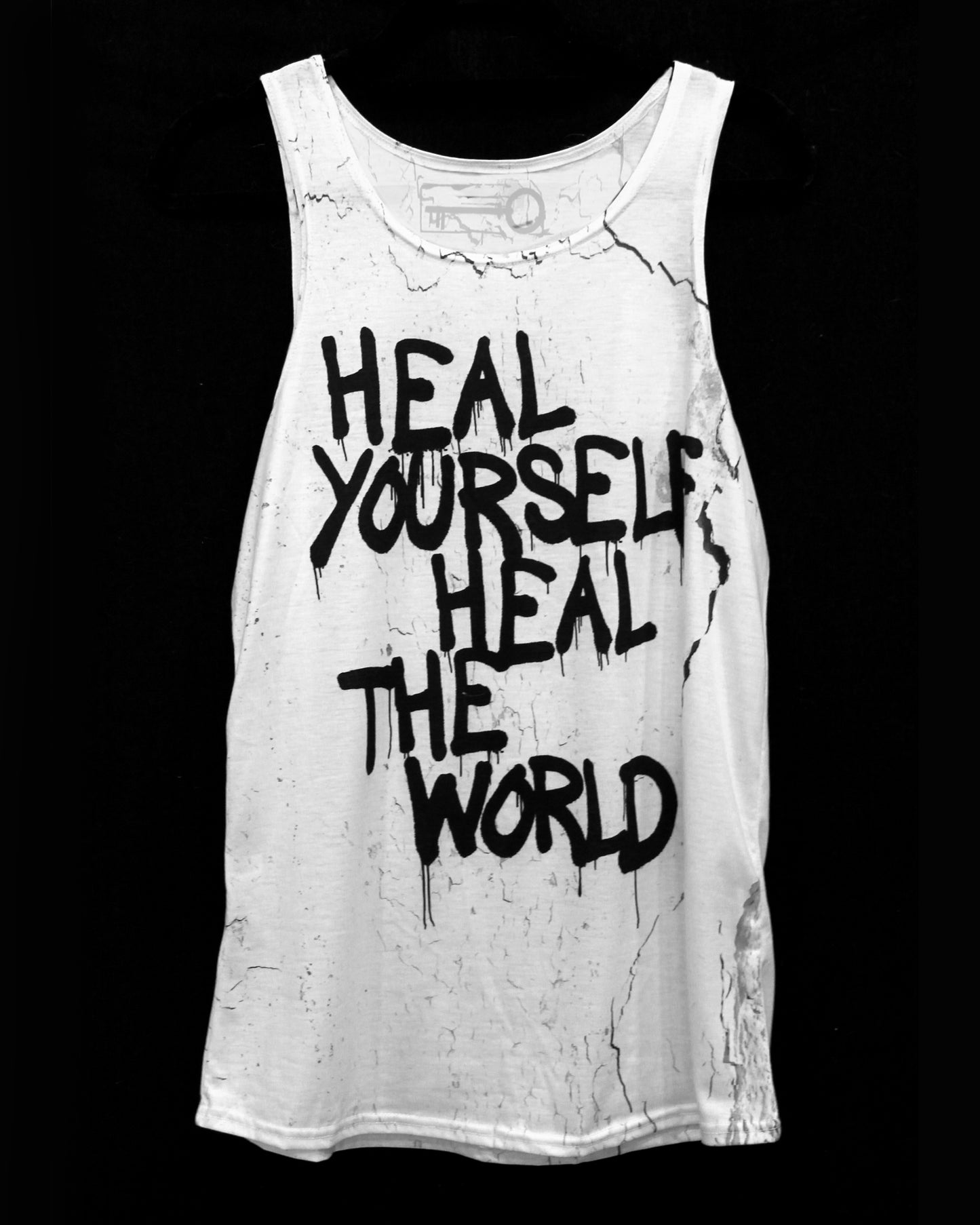 'Heal Yourself, Heal the World' - Loose Fit Tank Top