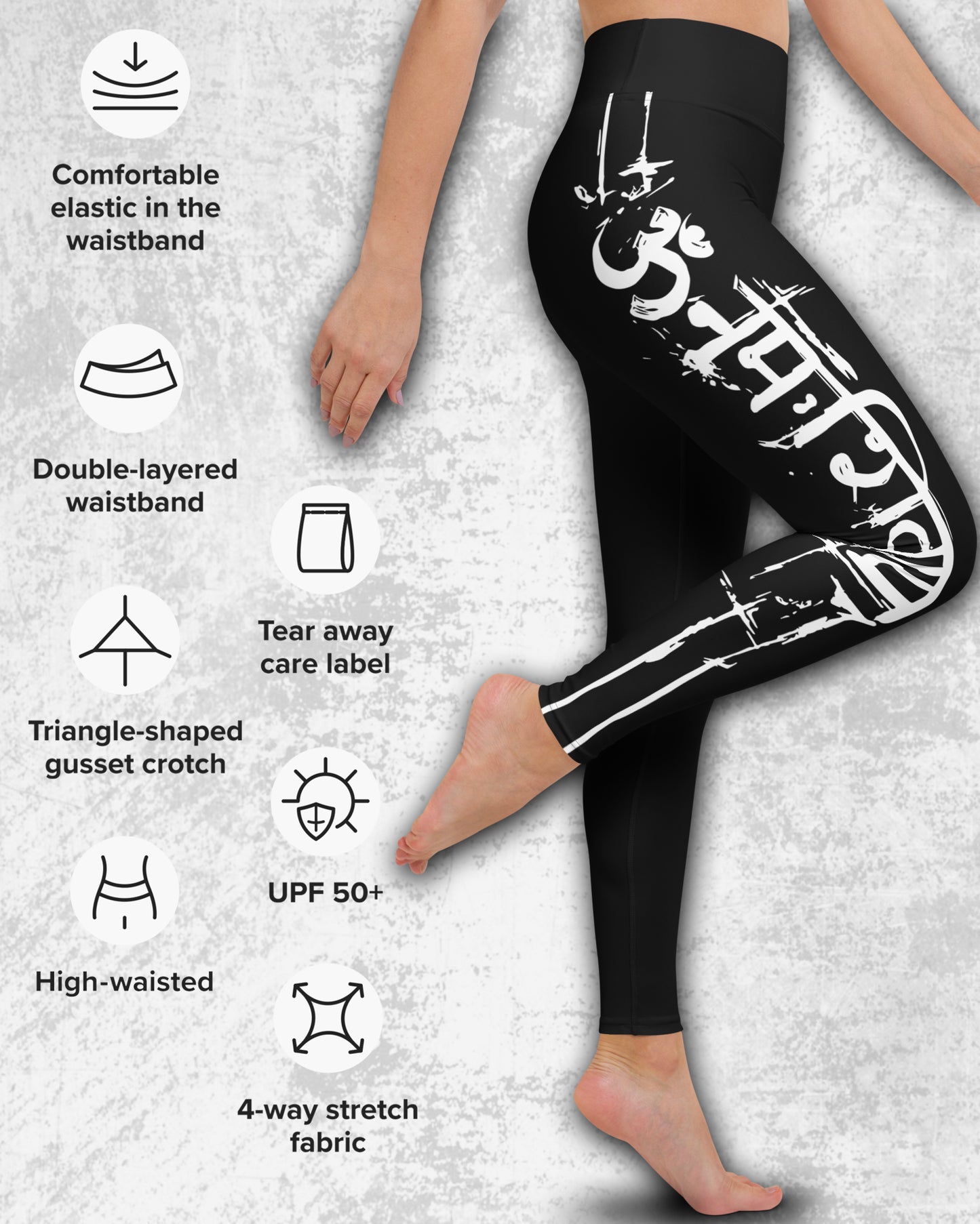 'Om Namah Shivaya' - Yoga Leggings
